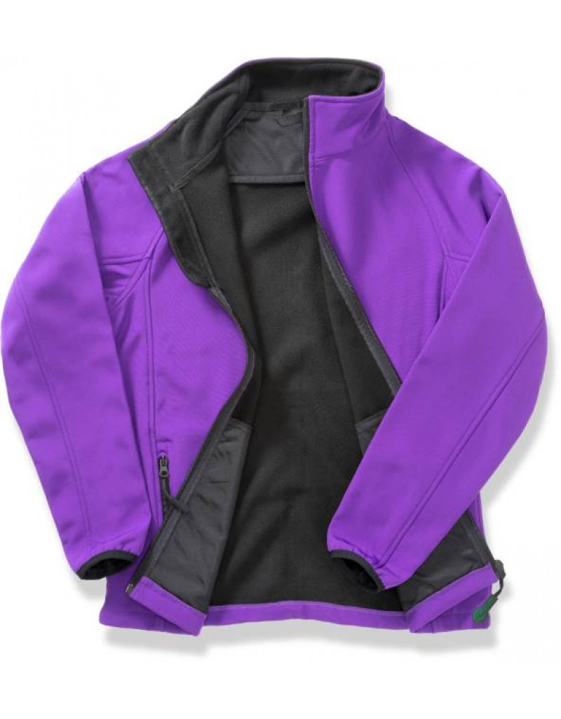 Jachetă softshell cu 2 straturi pentru femei, imprimabilă